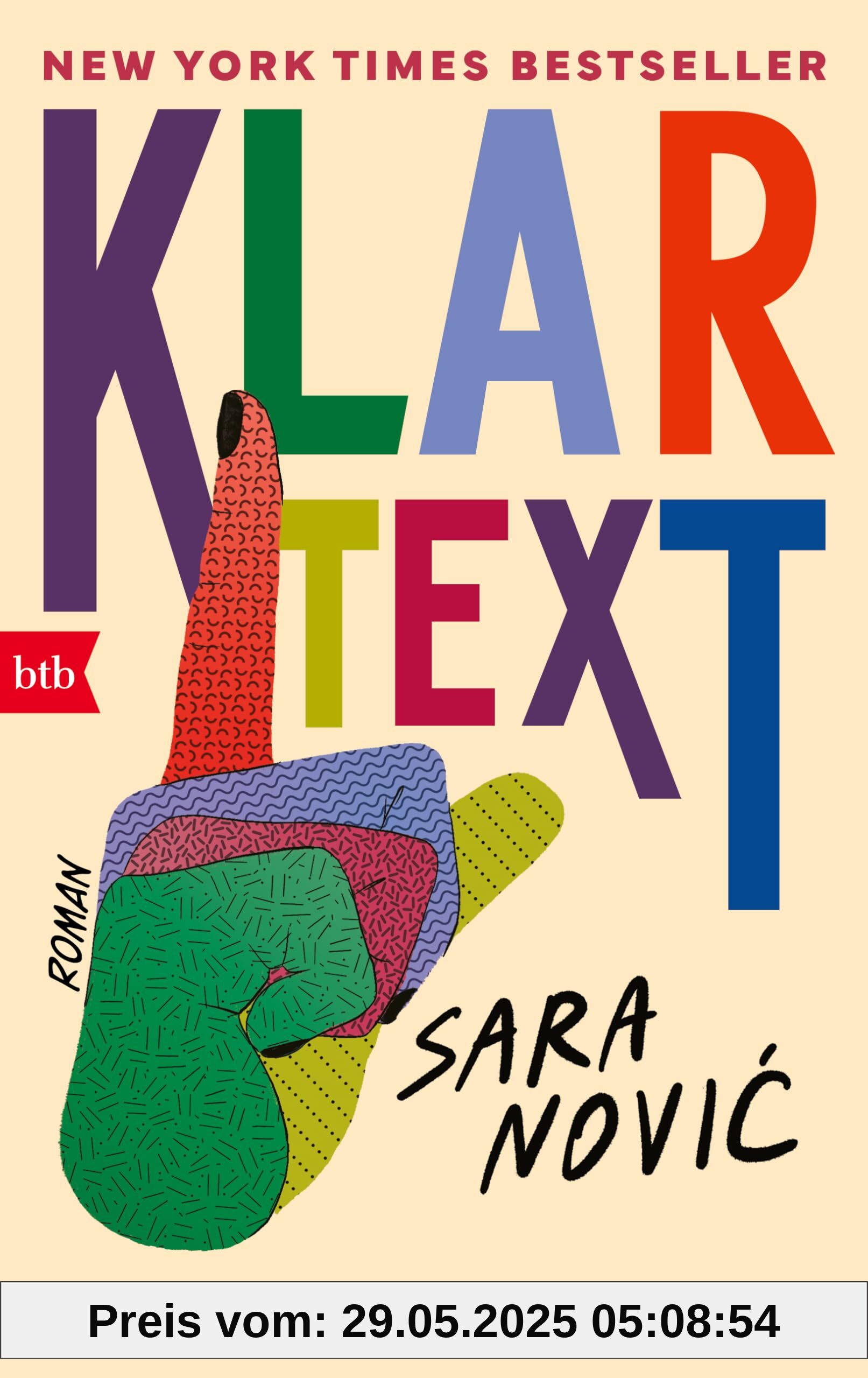 Klartext: Roman - New-York-Times-Bestseller / Reese Witherspoons Buchclub-Empfehlung / Buch des Jahres in Washington Post, Booklit, Publisher's Weekly