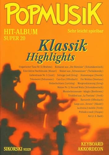 Klassik Highlights. Keyboard, Akkordeon