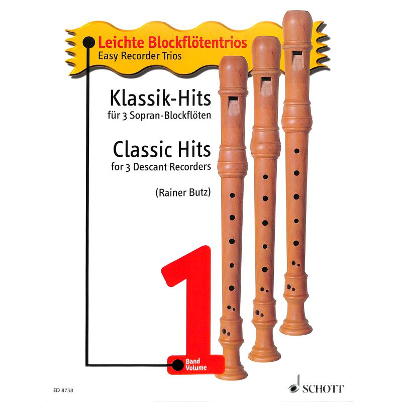 Klassik Hits 1 - leichte Blockflötentrios