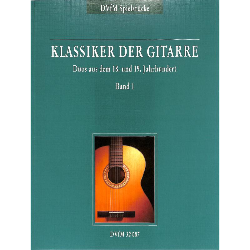 Klassiker der Gitarre 1 Klassiker der Gitarre 1