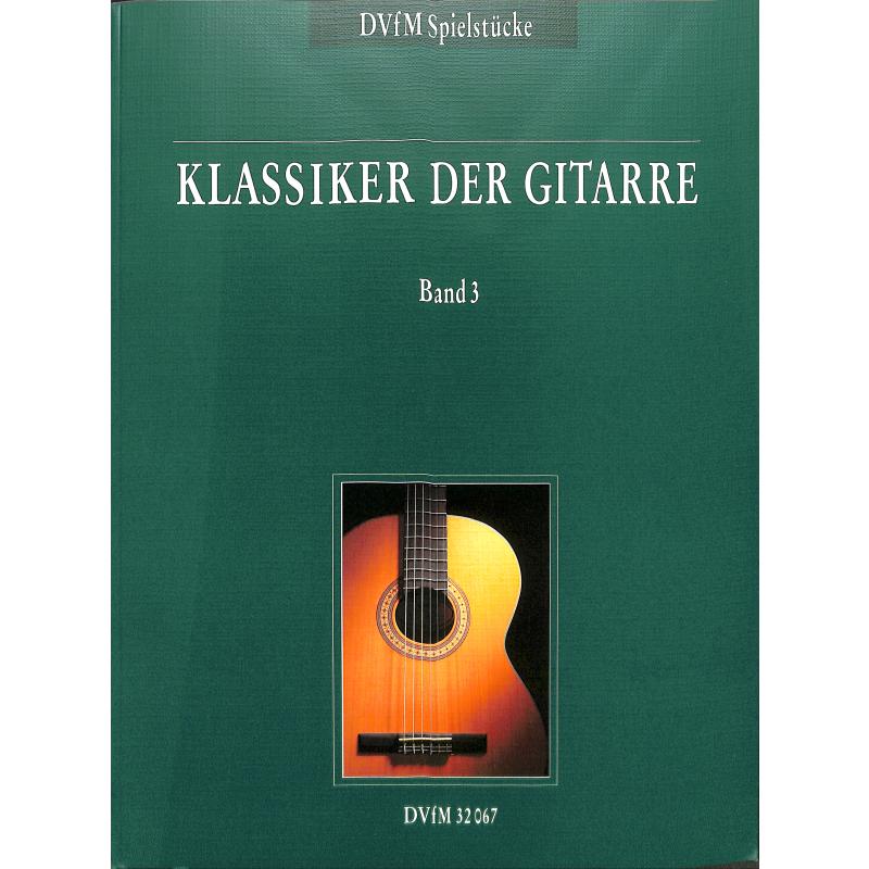 Klassiker der Gitarre 3 Klassiker der Gitarre 3