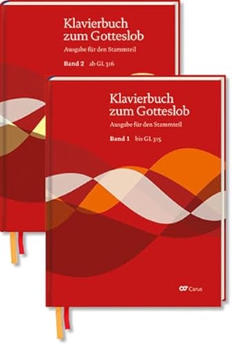 Klavierbuch zum Gotteslob. 2 Bände: Ausgabe für den Stammteil. Bd.1: Bis GL 351 / Bd.2: Ab GL 352