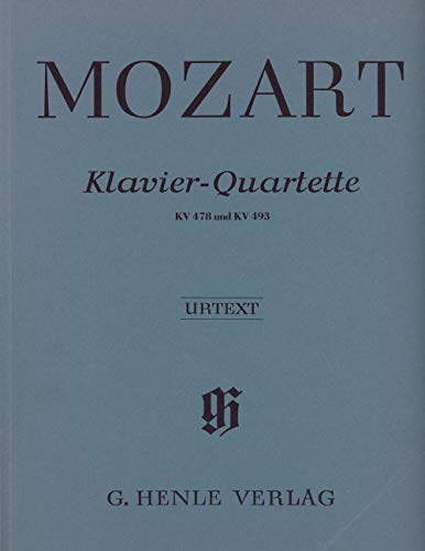 Klavierquartette, KV 478 und 493 / Piano quartets K. 478 and 493: Besetzung: Klavierquartette (G. Henle Urtext-Ausgabe) Klavierquartette, KV 478 und 493 / Piano quartets K. 478 and 493: Besetzung: Klavierquartette (G. Henle Urtext-Ausgabe)