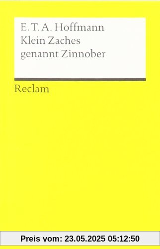 Klein Zaches genannt Zinnober Klein Zaches genannt Zinnober