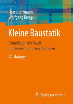 Kleine Baustatik von Springer Fachmedien Wiesbaden / Springer Vieweg / Springer, Berlin