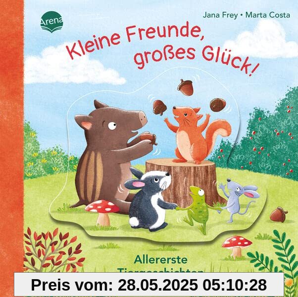 Kleine Freunde, großes Glück! Allererste Tiergeschichten: Allererste Vorlesegeschichte für Kinder ab 2 Jahren