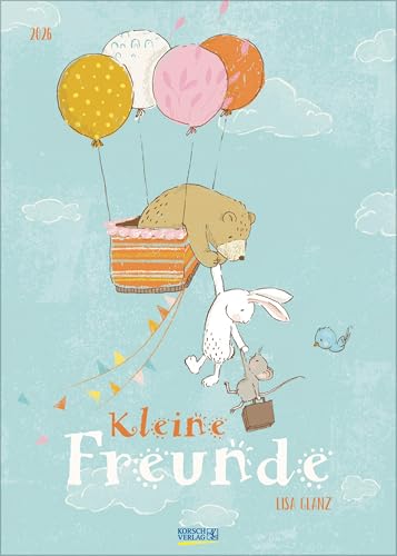 Kleine Freunde 2026: Wandkalender mit Illustrationen für Kinder. Format 30 x 42 cm. von Korsch Verlag