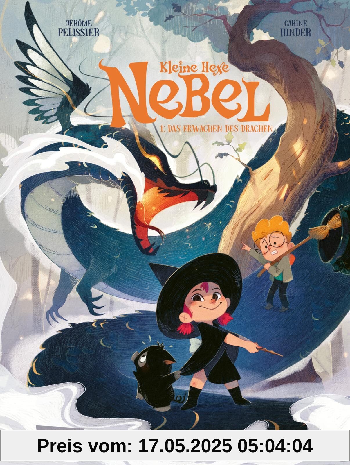 Kleine Hexe Nebel 1: Das Erwachen des Drachen: Witziger Fantasy-Comic für Jungs und Mädchen ab 8 Jahren über eine kleine Möchtegern-Hexe und ihr kleines Schweinchen Hubert (1)