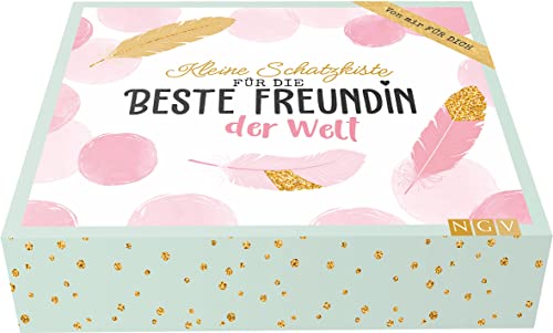 Kleine Schatzkiste für die beste Freundin der Welt. Verschenkbox für beste Freundinnen: Schmuckbox mit Freundschaftsbuch & 25 Bucket-List-Karten Kleine Schatzkiste für die beste Freundin der Welt. Verschenkbox für beste Freundinnen: Schmuckbox mit Freundschaftsbuch & 25 Bucket-List-Karten