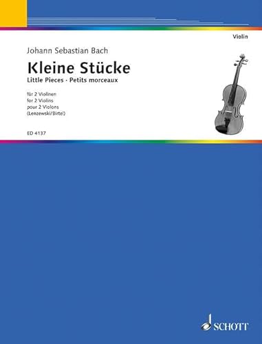 Kleine Stücke: 2 Violinen. Spielpartitur. von Schott Music Distribution