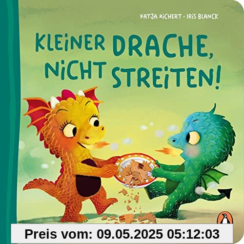 Kleiner Drache, nicht streiten!: Pappbilderbuch mit Sonderausstattung für Kinder ab 2 Jahren (Die Fantasie-Babytier-Reihe, Band 1)