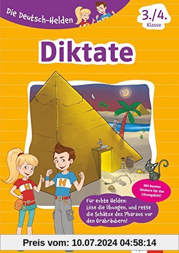 Klett Die Deutsch-Helden Diktate 3./4. Klasse, Grundschule