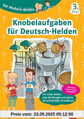 Klett Die Deutsch-Helden Knobelaufgaben für Deutsch-Helden 3. Klasse: Grundschule (mit Stickern)