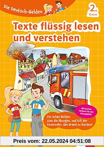 Klett Die Deutsch-Helden Lesen und Schreiben 2. Klasse (mit Stickern)