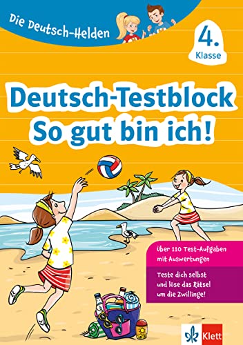 Klett Die Deutsch-Helden: Deutsch-Testblock 4. Klasse: Mit Punktesystem wie in der Schule für Tests, Klassenarbeiten, Lernzielkontrollen und Schulaufgaben von Klett Lerntraining