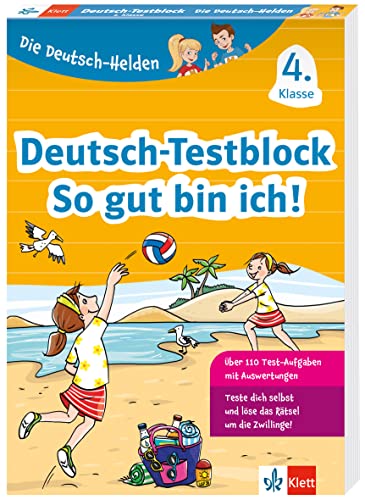 Klett Die Deutsch-Helden: Deutsch-Testblock 4. Klasse: Mit Punktesystem wie in der Schule für Tests, Klassenarbeiten, Lernzielkontrollen und Schulaufgaben von Klett Lerntraining