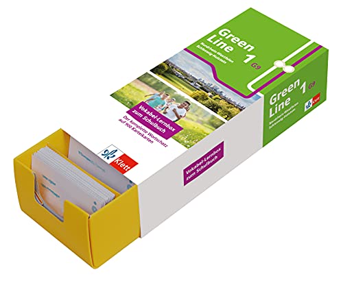 Klett Green Line 1 G9 (Ausgabe ab 2019) Klasse 5 Vokabel-Lernbox zum Schulbuch: Englisch passend zum Lehrwerk üben von Klett Lerntraining