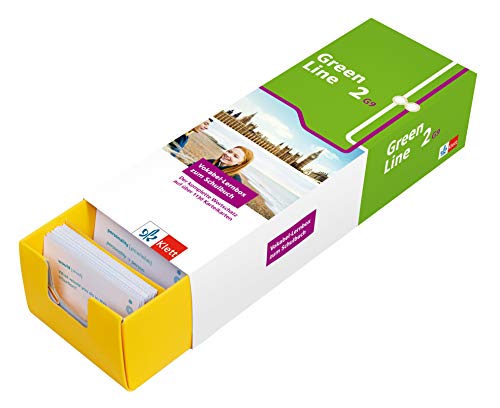 Klett Green Line 2 G9 (Ausgabe ab 2019) Klasse 6 Vokabel-Lernbox zum Schulbuch: Englisch passend zum Lehrwerk üben (Green Line G9. Ausgabe ab 2019) von Klett Lerntraining