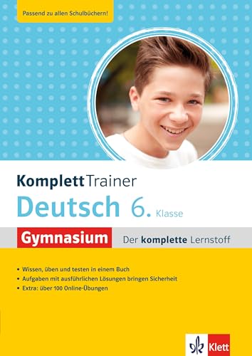Klett KomplettTrainer Gymnasium Deutsch 6. Klasse: Der komplette Lernstoff mit über 100 Online Deutsch Übungen