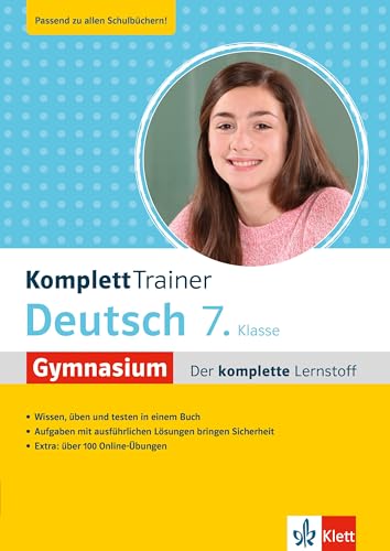 Klett KomplettTrainer Gymnasium Deutsch 7. Klasse: Der komplette Lernstoff mit über 100 Online-Übungen