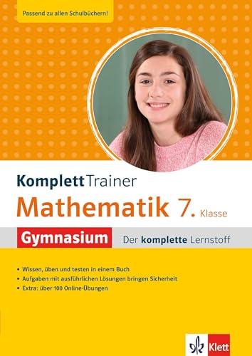 KomplettTrainer Mathematik 7. Klasse Gymnasium: Der komplette Lernstoff mit über 100 Online Mathe Übungen KomplettTrainer Mathematik 7. Klasse Gymnasium: Der komplette Lernstoff mit über 100 Online Mathe Übungen