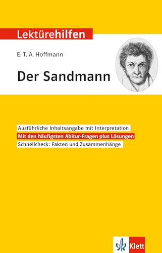 Klett Lektürehilfen E.T.A. Hoffmann, Der Sandmann: Interpretationshilfe für Oberstufe und Abitur von Klett Lerntraining