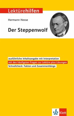 Klett Lektürehilfen Hermann Hesse "Der Steppenwolf" von Klett Lerntraining