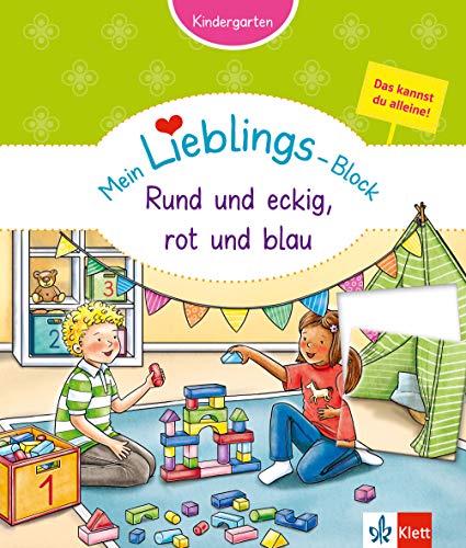 Klett Mein Lieblings-Block Rund und eckig, rot und blau: Kindergarten, ab 3 Jahren
