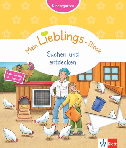 Klett Mein Lieblings-Block Suchen und entdecken: Kindergarten ab 3 Jahre Klett Mein Lieblings-Block Suchen und entdecken: Kindergarten ab 3 Jahre