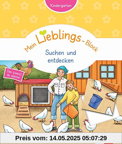 Klett Mein Lieblings-Block Suchen und entdecken: Kindergarten ab 3 Jahren. Das kannst du alleine! Klett Mein Lieblings-Block Suchen und entdecken: Kindergarten ab 3 Jahren. Das kannst du alleine!