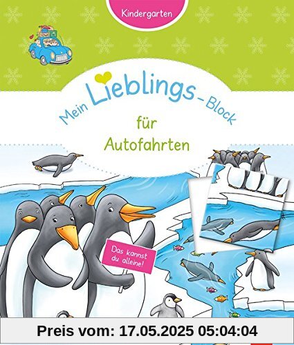 Klett Mein Lieblings-Block für Autofahrten - Kindergarten ab 3 Jahren. Das kannst du alleine!