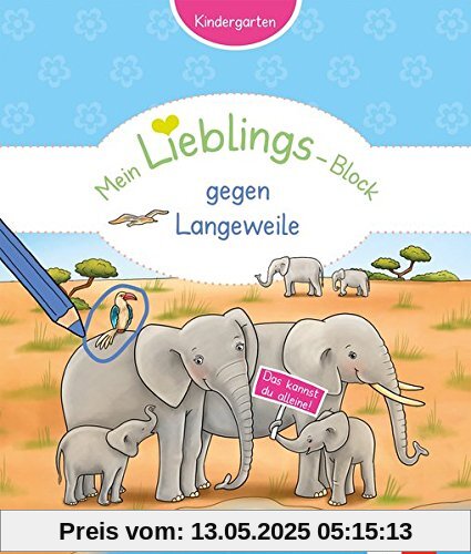 Klett Mein Lieblings-Block gegen Langeweile: Kindergarten ab 3 Jahren. Das kannst du alleine!