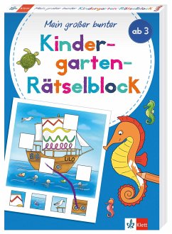 Klett Mein großer bunter Kindergarten-Rätselblock von Klett Lerntraining