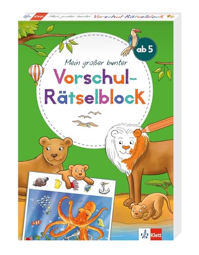 Klett Mein großer bunter Vorschul-Rätselblock: ab 5 Jahren