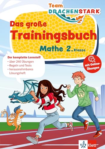 Klett Team Drachenstark: Das große Trainingsbuch Mathe 2. Klasse von Klett Lerntraining
