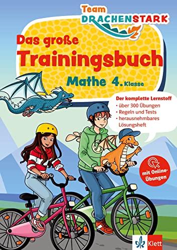 Klett Team Drachenstark Das großes Trainingsbuch Mathe 4. Klasse: Der komplette Lernstoff von Klett Lerntraining