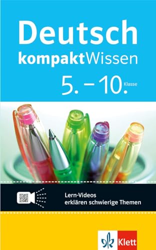 Klett kompaktWissen Deutsch 5.-10. Klasse: Lern-Videos erklären schwierige Themen: mit Lern-Videos online