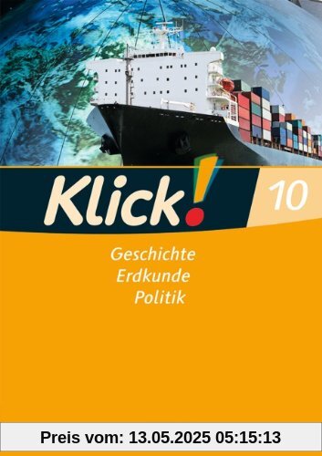 Klick! Geschichte, Erdkunde, Politik - Westliche Bundesländer: 10. Schuljahr - Arbeitsheft