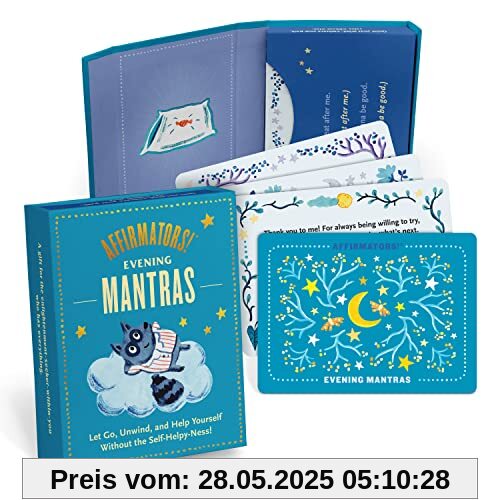 Knock Knock Affirmators! Mantras (Evening) Card Deck, 40 Cards
