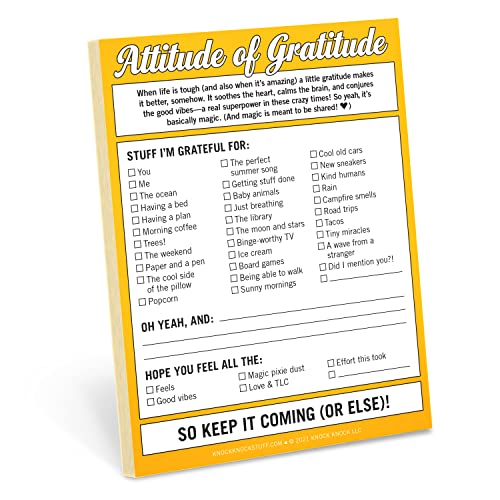 Attitude of Gratitude Nifty Note (Knock Knock Nifty Notes)