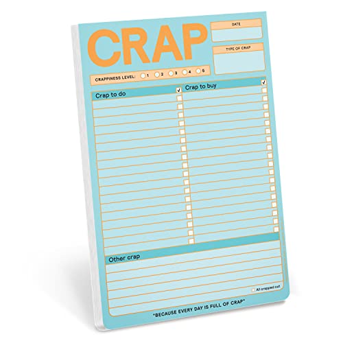 Knock Knock Crap Pad, To Do List Note Pad (Pastel Edition)