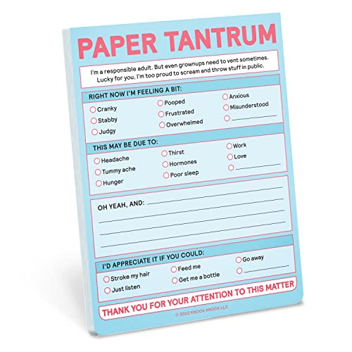 Paper Tantrum Nifty Note Pad Pastel Version (Knock Knock Nifty Notes)