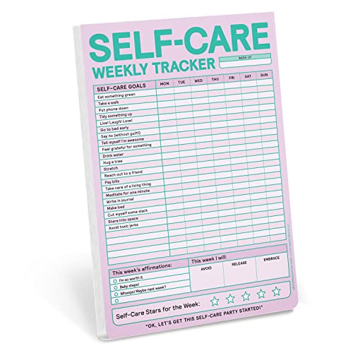 Self-care Weekly Tracker Pad Pastel Version (Knock Knock Pads)