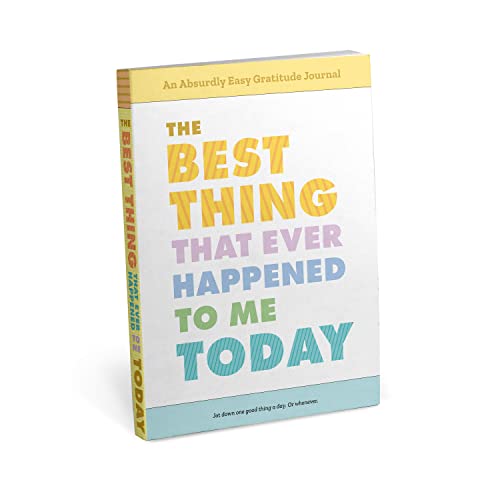 Knock Knock The Best Thing That Ever Happened to Me Today Gratitude Journal von Knock Knock