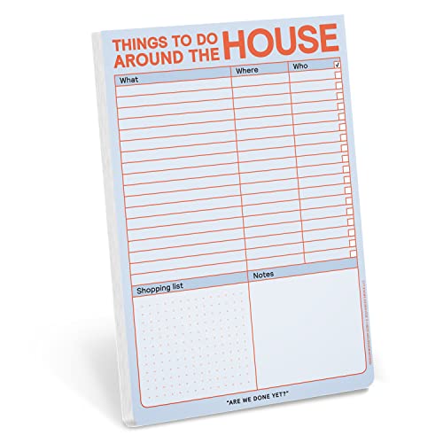 Knock Knock Things To Do Around the House (with magnet) Classic Pad (Pastel Version) (Knock Knock Pads) von Knock Knock