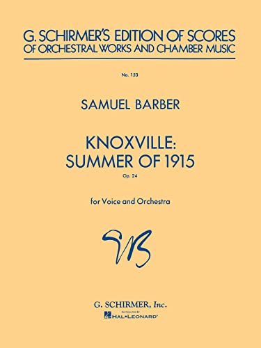 Knoxville: Summer of 1915: Study Score No. 153