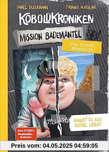 KoboldKroniken. Mission Bademantel: Das Kwest-Abenteuer von Lennard. Interaktives Lese- und Rätselabenteuer mit Escape-Elementen für Kinder ab 9 Jahren