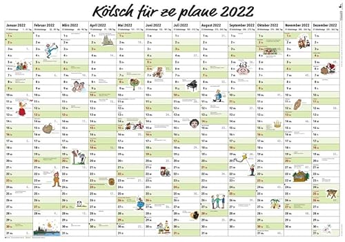 Kölsch für ze plane 2022: Wandplaner Kölsch für ze plane 2022: Wandplaner von Lempertz Edition und Verlagsbuchhandlung