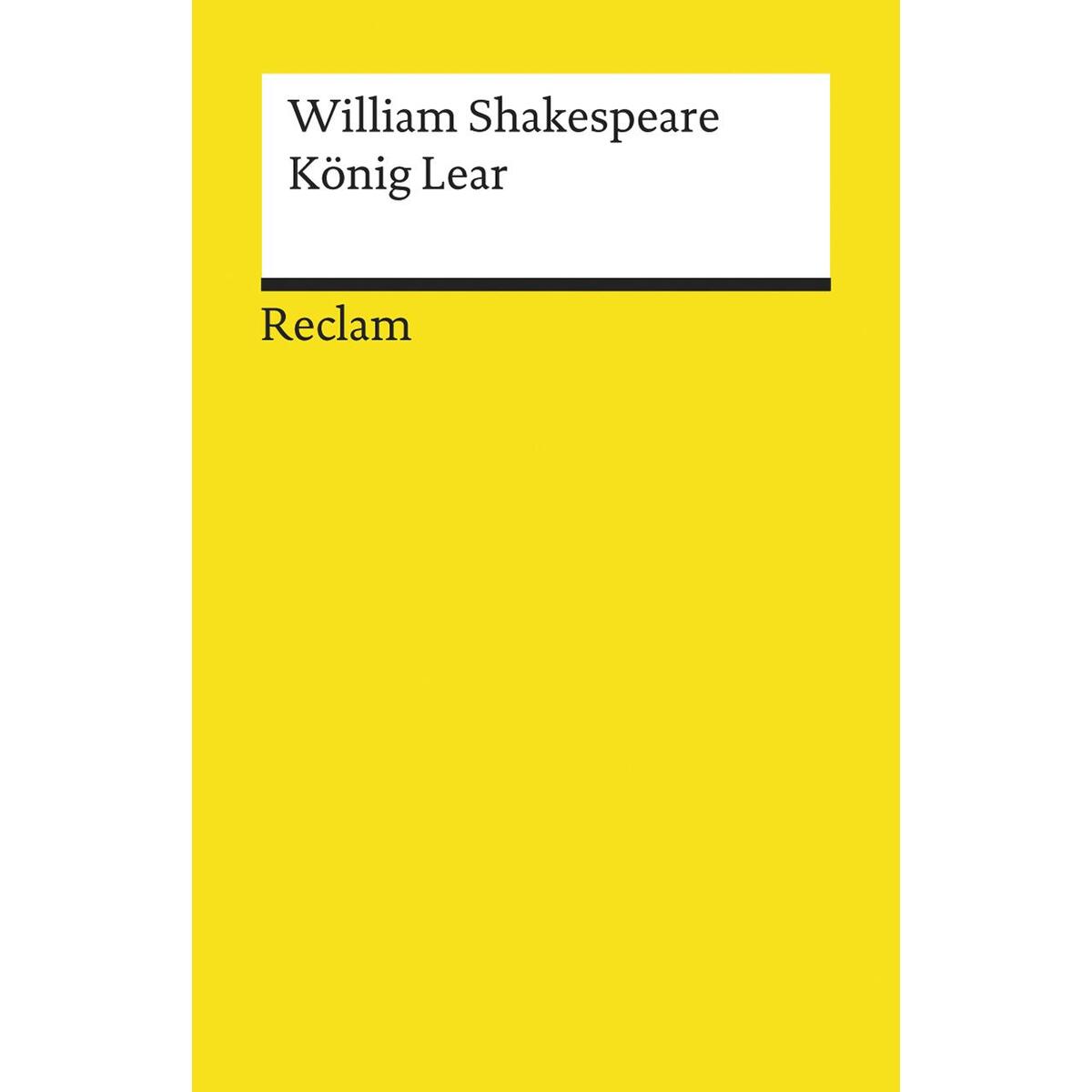 König Lear König Lear von Reclam Philipp Jun.
