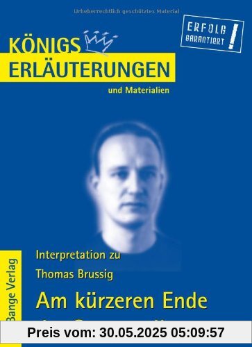 Königs Erläuterungen und Materialien, Bd.409, Am kürzeren Ende der Sonnenallee